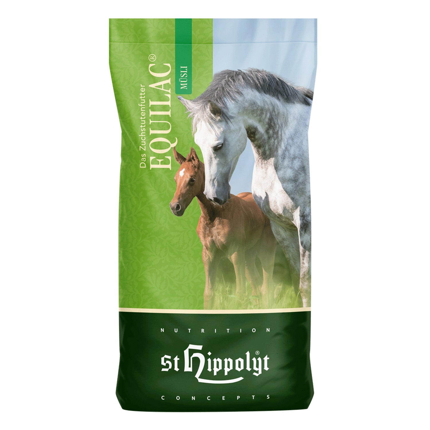 St.Hippolyt, Zuchtstutenfutter, Equilac Müsli 20 Kg