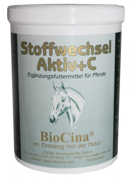 BioCina Stoffwechsel Activ+Vit. C 800 gr