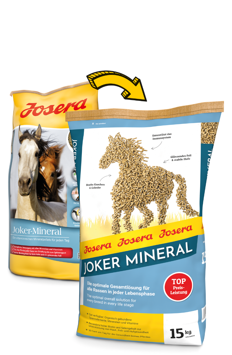 Josera Joker-Mineral 4kg vitaminreiches Mineralfutter für Pferde 5,24€/1kg 