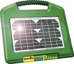 P35 Solar, Weidezaun-Gerät, integriertes Solarmodul 2,6 W und Gelakku 12 V/7 Ah