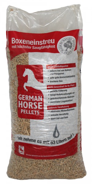 132 Sack German Horse Pellets 14 kg / Säcke auf 2 Paletten