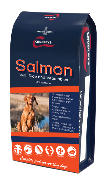 Chudleys Salmon (Lachs mit Reis & Gemüse) -vormals Chudleys Adult- 15 kg