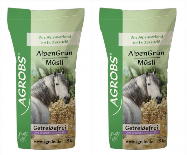 Agrobs Alpengrün Müsli Sparpaket (2x15 kg)