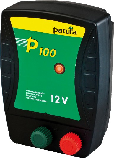 P100, Weidezaun-Gerät für 12 V Akku mit Tragebox