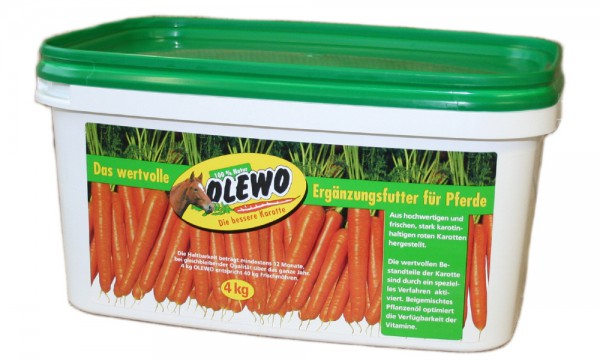 Olewo Karotten Pellets mit Öl 10 kg