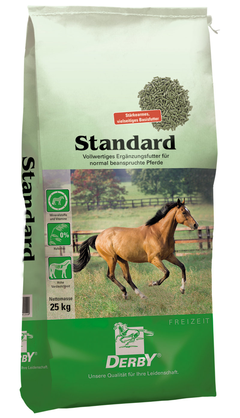 Derby Standard 25 kg | Pellets | Futtertyp | Pferdefutter | meinpferd.de