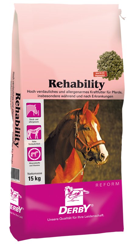 Derby Rehability 15 kg | Derby | Marken | Pferdefutter | meinpferd.de