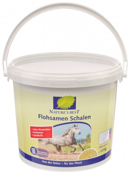 Natures Best Flohsamen Schalen mit Bockshornkleesamen 1,5 kg