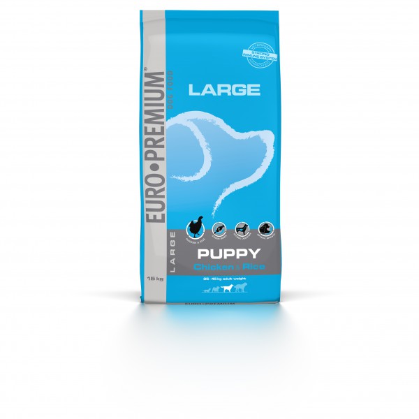 Euro Premium Large Puppy Chicken & Rice 15 kg