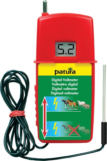 Digital-Voltmeter mit zuschaltbarem Belastungswiderstand